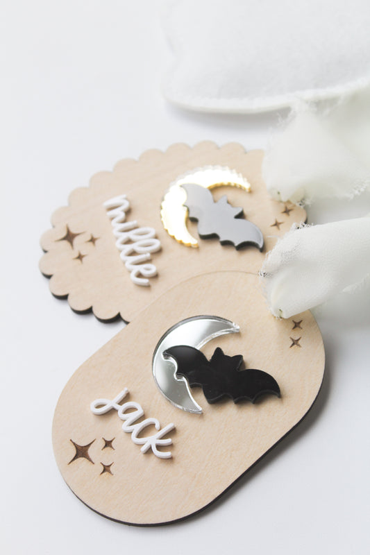 Moonlight Magic Halloween Basket Tag