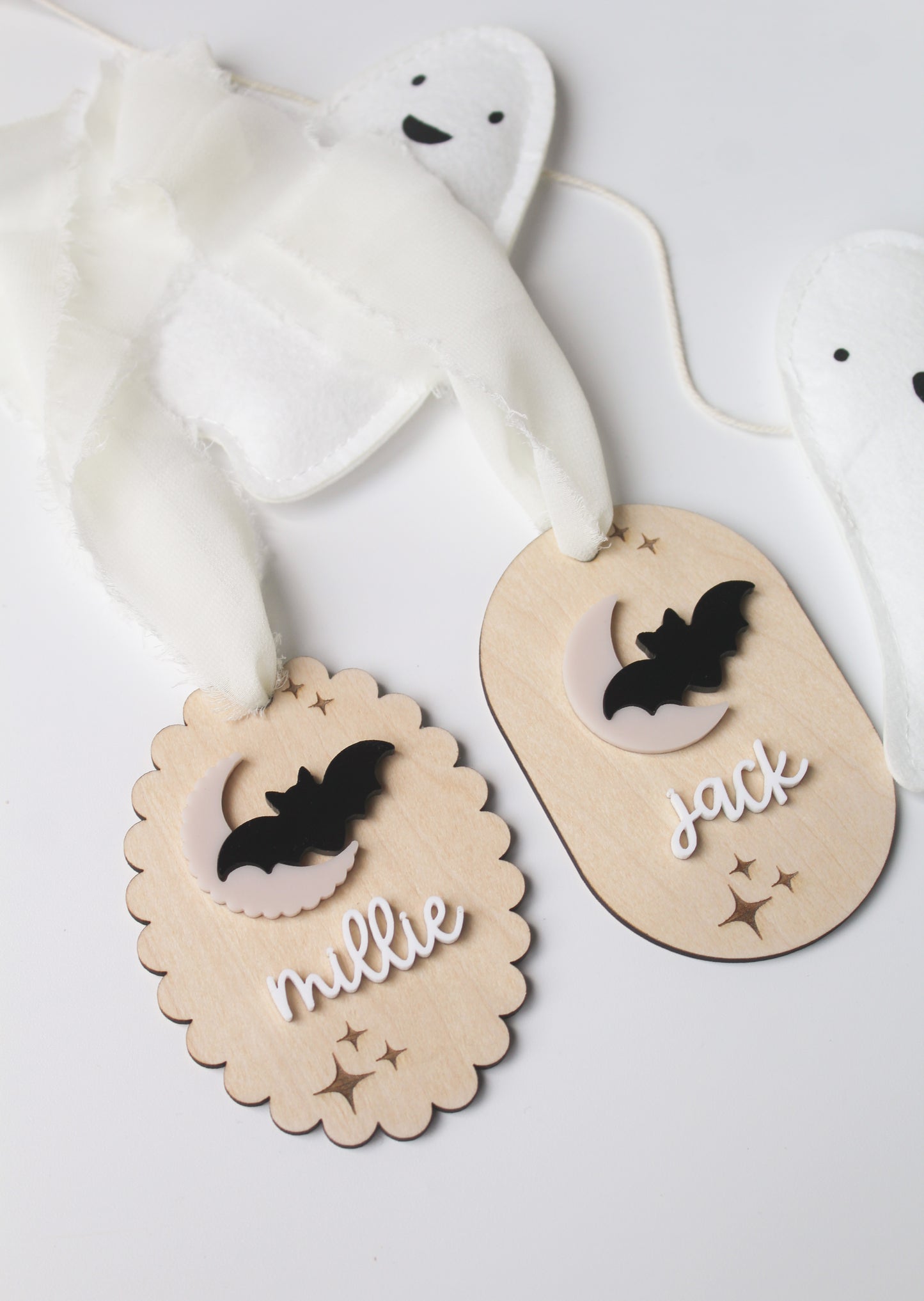 Moonlight Magic Halloween Basket Tag