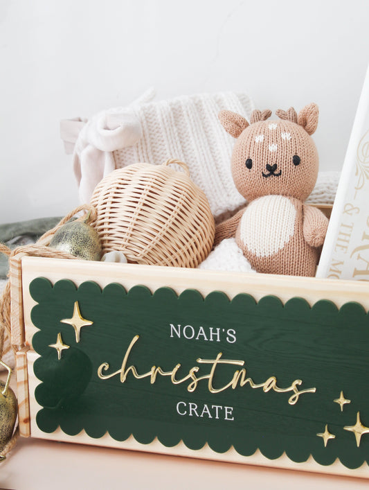 Christmas Crate Plaque - Acrylic