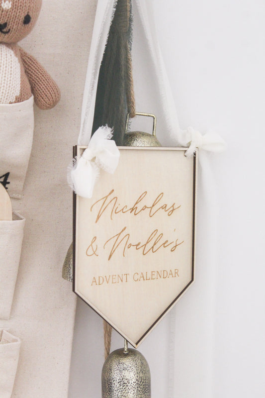 Advent Calendar Custom Sign