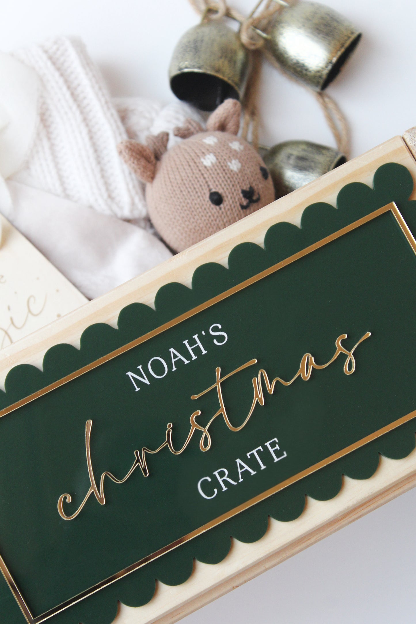 Christmas Crate Plaque - Acrylic