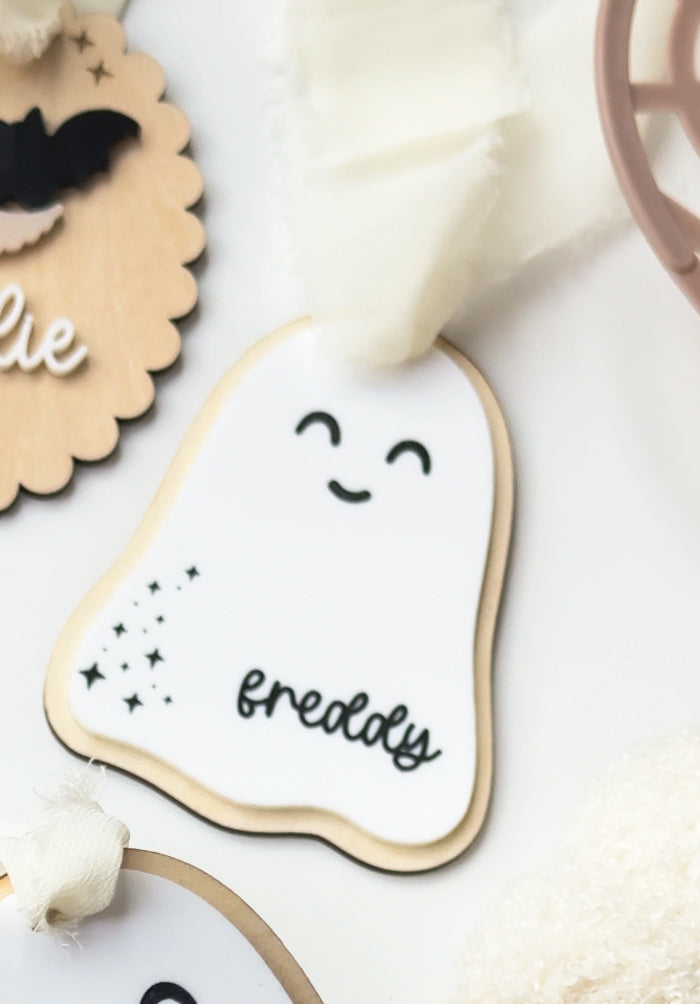 Trick or Treat Boo Basket Tag