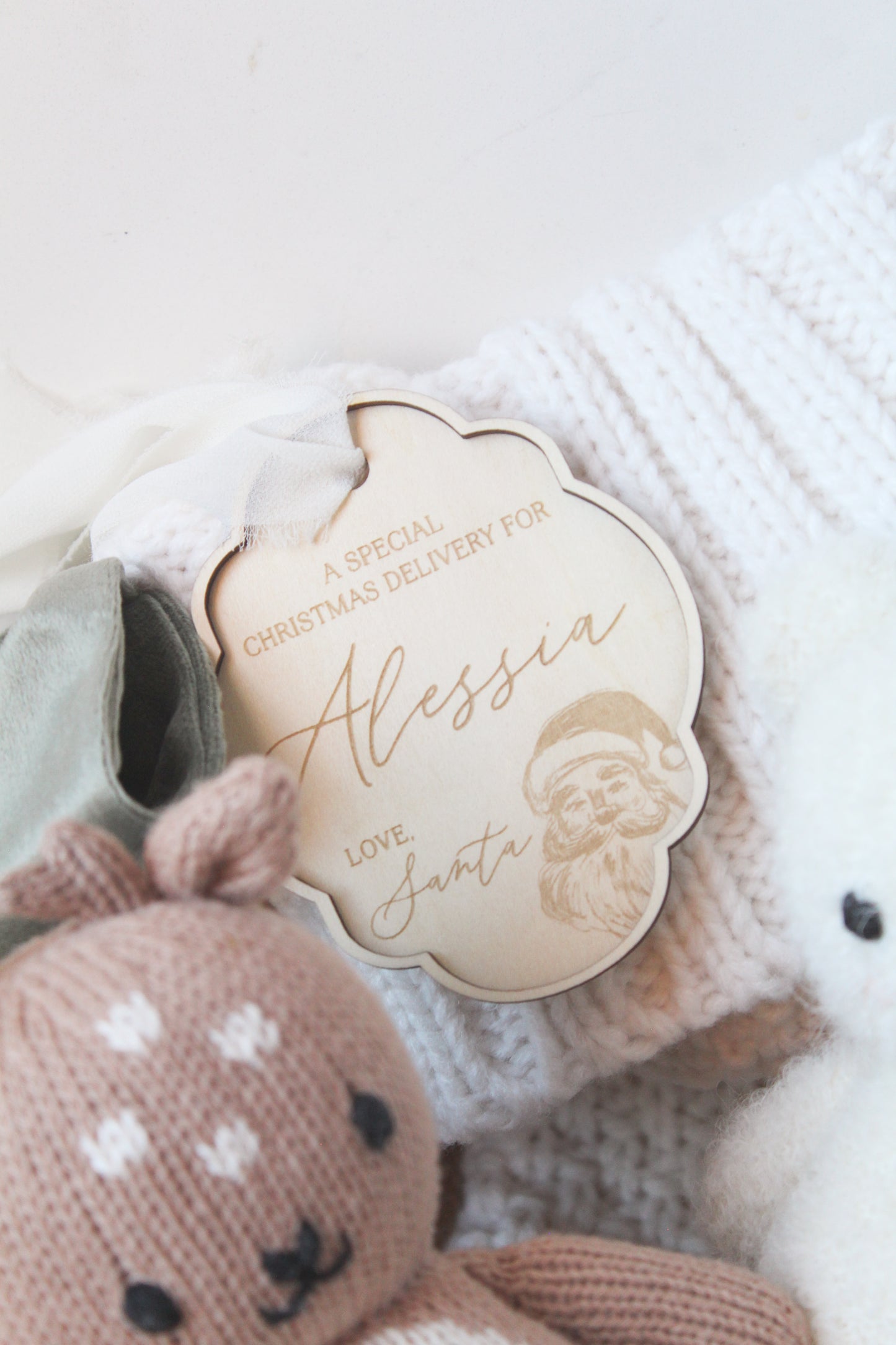 Love, Santa - Custom Christmas Gift Tag