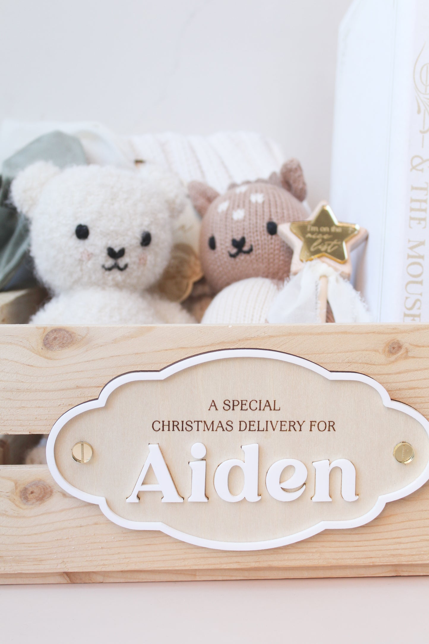 Christmas Crate Plaque