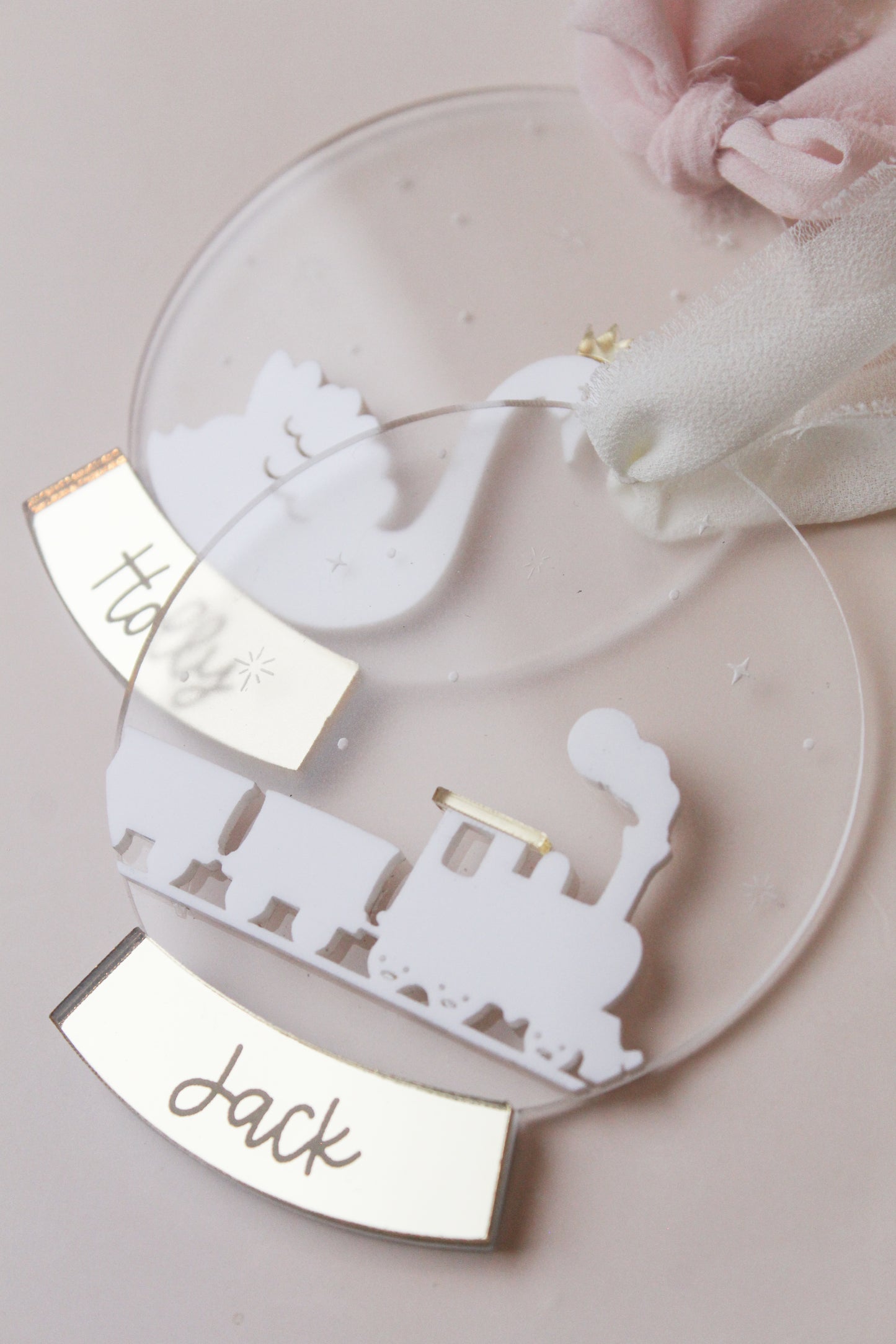North Pole Express Snow Globe Ornament