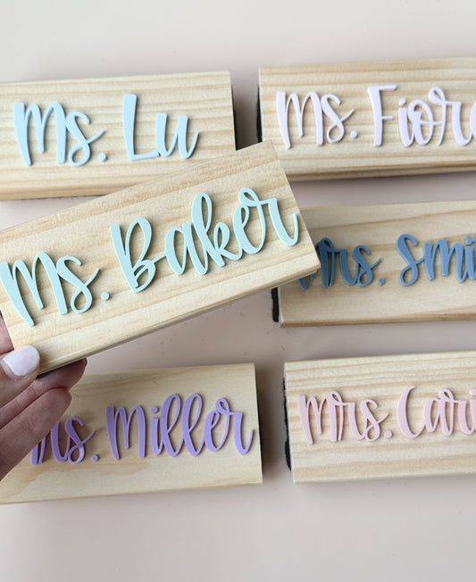 Custom Whiteboard Eraser Teacher Gift