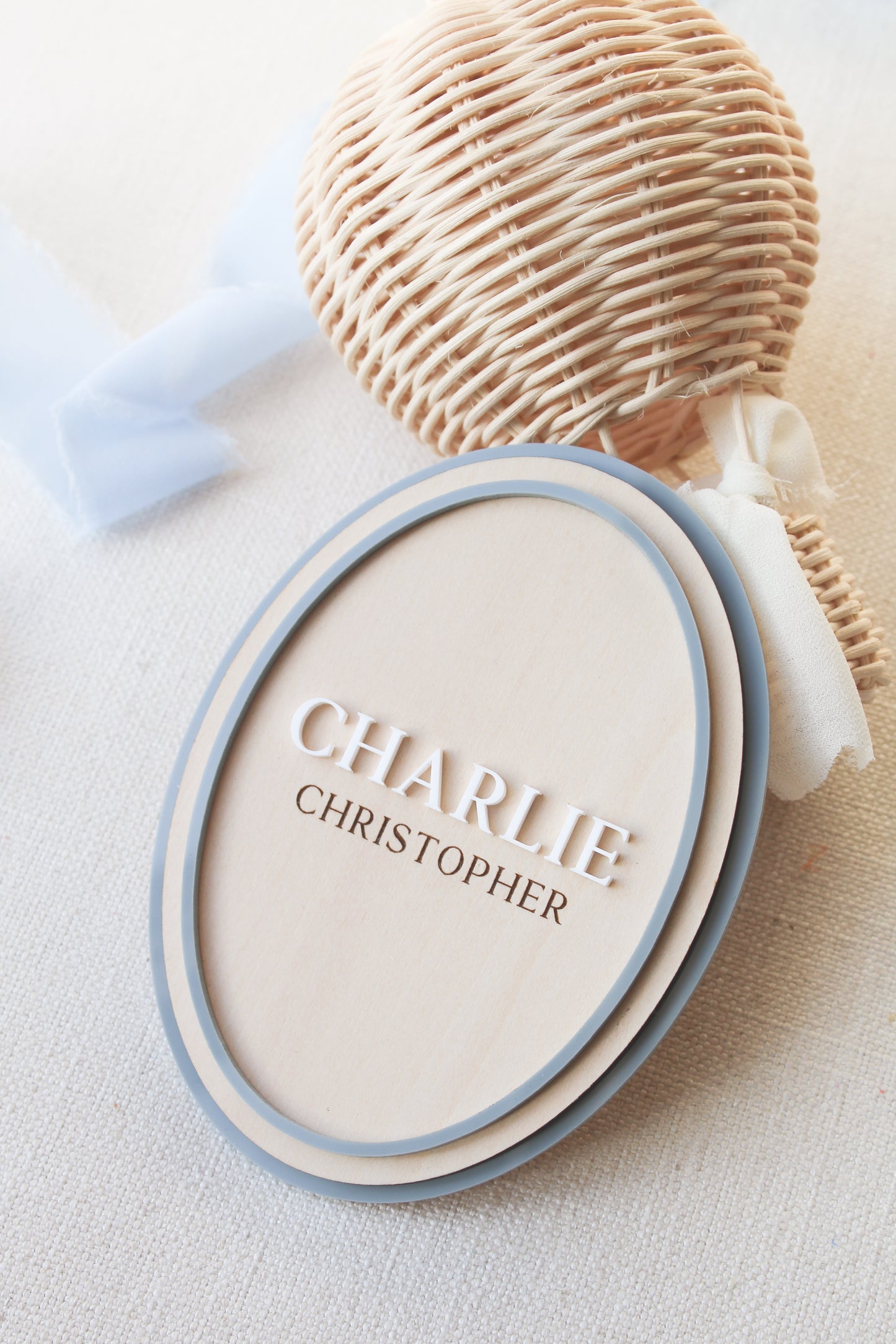 Sweet Beginnings Baby Name Plaque