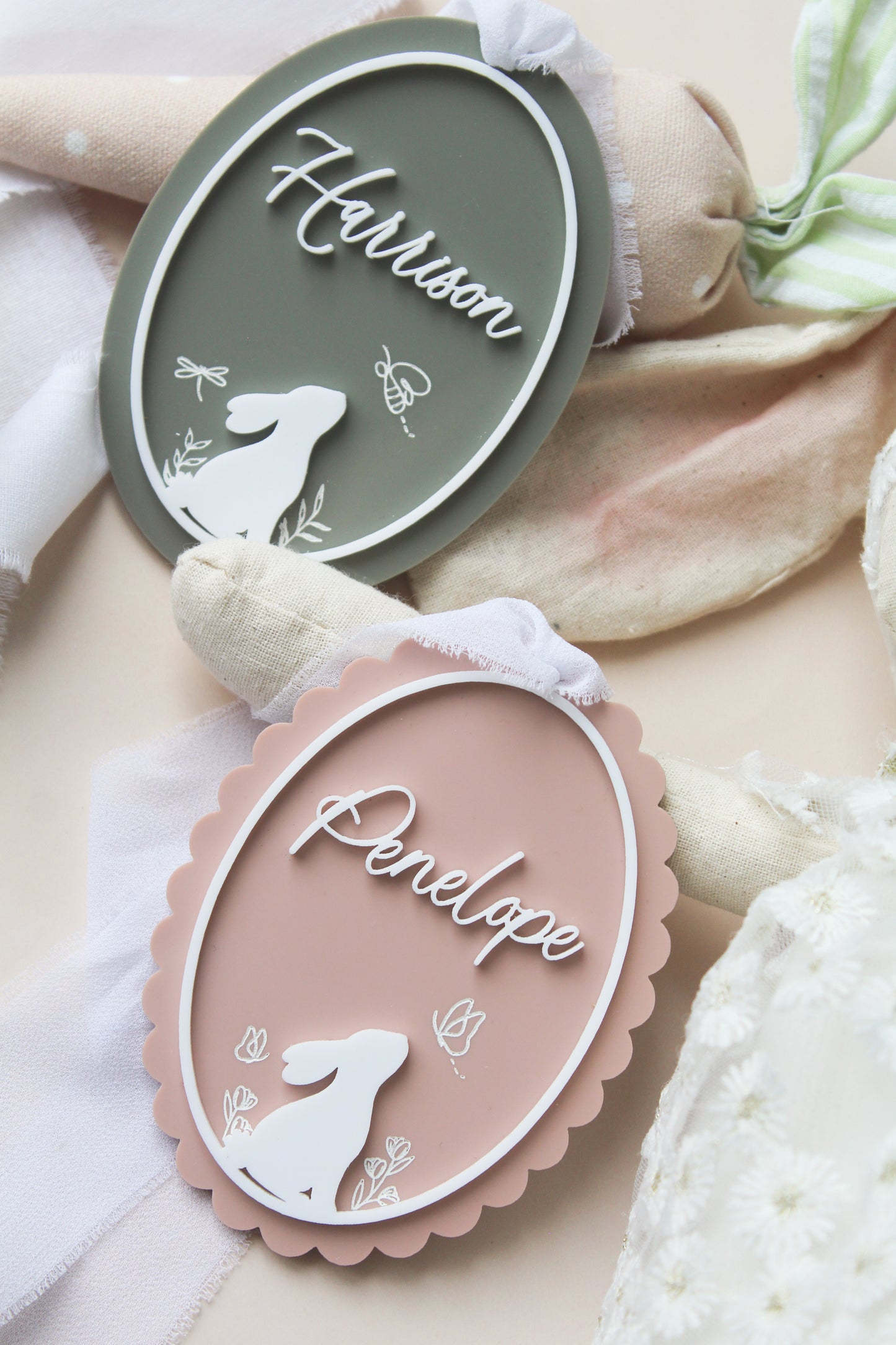 Springtime Story Easter Basket Tag