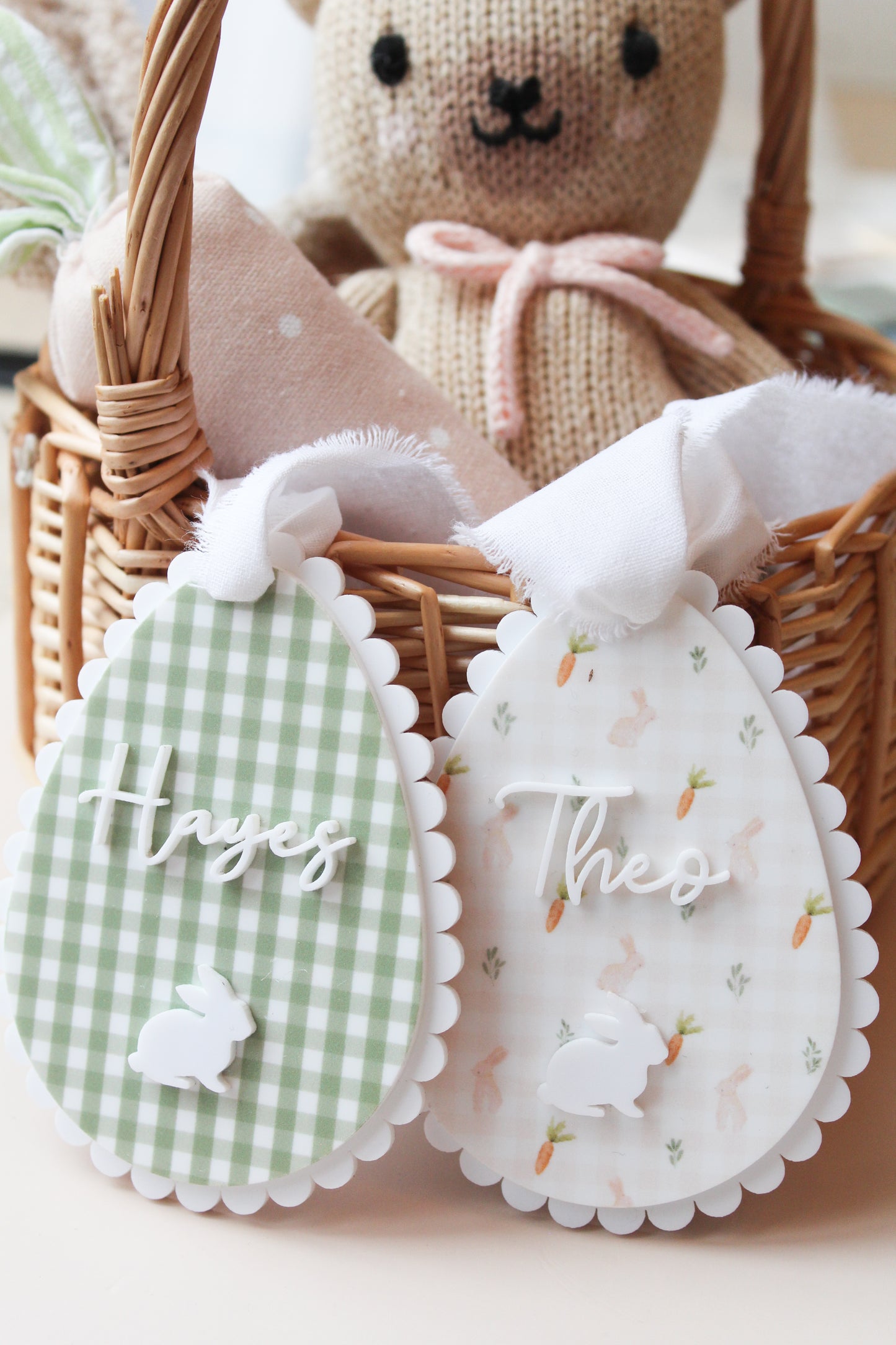 Clover & Co Easter Basket Tag