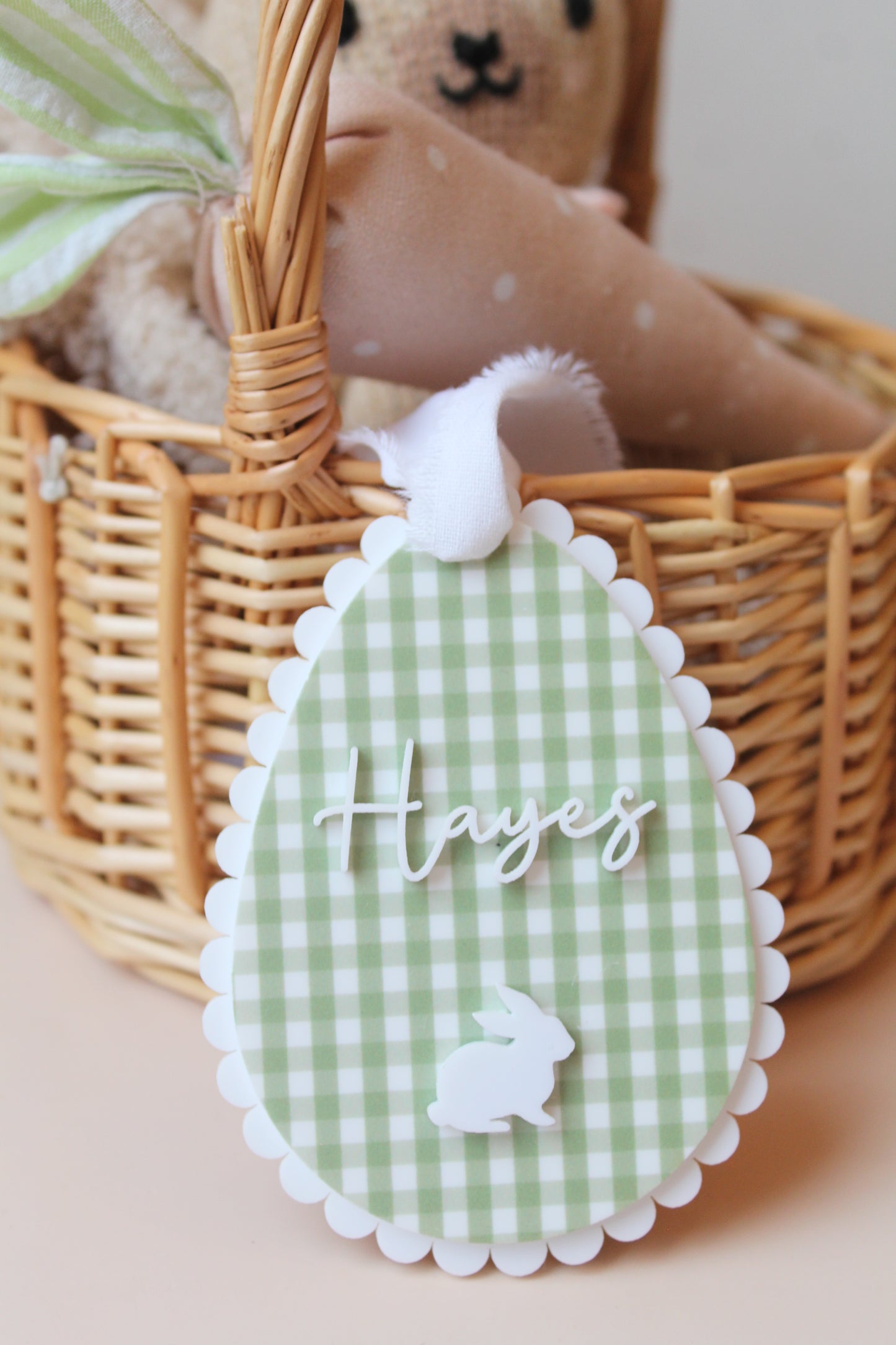 Clover & Co Easter Basket Tag