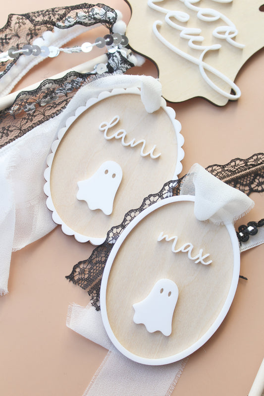 Little BOO Halloween Basket Tag