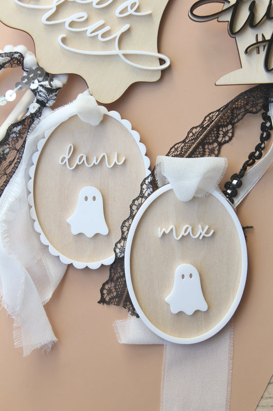 Little BOO Halloween Basket Tag